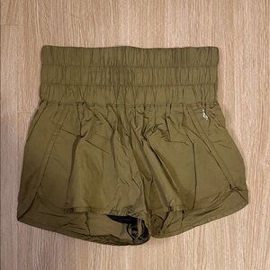 FP Movement The Way Home Short Olive Green
